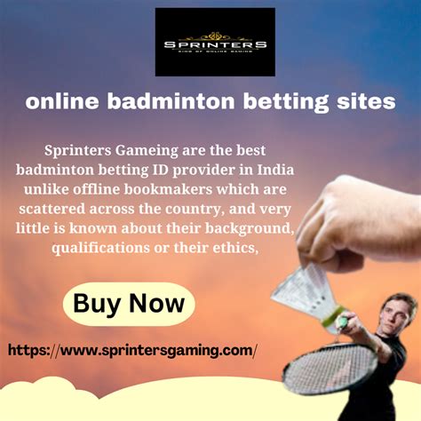 online badminton betting sites
